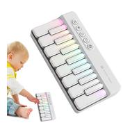 Teclado infantil, teclado para niños, teclado electrónico de música portátil, instrumentos de iluminación educativa temprana para niños niñas de 3 años, actividades interactivas para el aula y uso