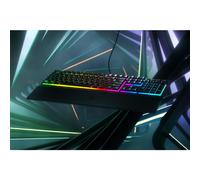 Razer Ornata V3 - Teclado para Juegos de Perfil Bajo (Interruptor Híbrido de Membrana Mecha, Teclas Recubiertas de UV, Reposamuñecas Magnético Suave al Tacto, RGB Chroma) Diseño US, Negro