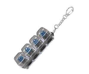 Teclado Juguete Antiestrés Clics Fidget Toy,Llaveros Teclado, Antiestrés, Clics Con Luz Clicker Botón Divertido Para Descompresión Decoración