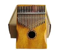 Teclado Kalimba Sólido De 17 Teclas Instrumentos Musicales Piano De Pulgar Calimba Con Bolsa De Martillo Para Cancionero Piano De Dedos(Style 1)