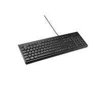 Kensington K63727ES - KB100 EQ Teclado con Cable, QWERTY, Diseño Compacto, Resistente a Líquidos, Carcasa y Teclas con 60% de Plástico Reciclado Posconsumo, Sostenible standard