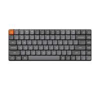 Keychron K3 MAX QMK/vía Teclado mecánico inalámbrico, 75% diseño programable, RGB LED, Gateron Red Switch Hot-Swap, Marco de Aluminio Bluetooth/USB-C Teclado de Juego con Cable para Mac Windows Linux