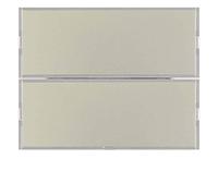 Teclado KNX 2 fases, series berker K.x de hager, acero