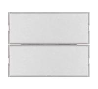 Teclado KNX 2 fases, series berker K.x de hager, aluminio