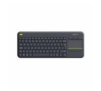 Teclado de membrana Logitech K400 Plus Layout ES touchpad integrado inalámbrico