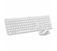 Logitech Signature Slim MK950 Combo Teclado + Ratón Inalámbrico Blanco