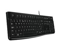 Teclado Logitech K120 USB Negro Inglés (EEUU) - Diseño Delgado y Silencioso
