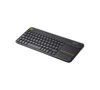 Teclado Logitech k400 Plus Touchpad Inglés Inalambrico Negro