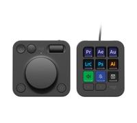 Teclado Logitech MX Creative Console 9 teclas LCD personalizables Dial Bluetooth USB Grafito