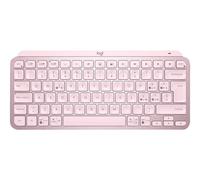 Teclado logitech mx keys mini rosa wireless inalambrico
