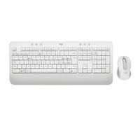 Teclado Logitech Signature MK650 Combo membrana blanco con ratón Bluetooth