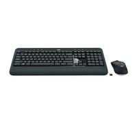 Logitech 920-008680 teclado Ratón incluido Universal USB QWERTY Español Negro, Blanco