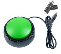 Teclado macro USB de programación, botón de decisión de política principal con una sola mano, tecla de entrada predeterminada, teclado de control para juegos de PC, respuesta de lotería, unidad flash