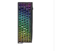 Teclado magnético mecánico con Cable Rojo para Juegos Profesionales, 0,01mm, Disparo rápido, 8000Hz, SOCD RS, 0,125ms, Velocidad de 128K(Black Contour Line)