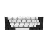 Teclado MEC¨¢Nico para Juegos - 61 Teclas RGB con Retroiluminaci¨®n, ABS ¨®micas, Cable USB - Teclado Empresarial para Computadoras
