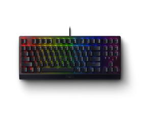 Teclado mec nico para juegos Razer BlackWidow V3 TKL: interruptores mec nicos amarillos lineales y silenciosos - Chroma RGB - Formato compacto -
