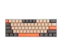 Teclado Mecánico 60%, Inalámbrico 2.4G, Bluetooth, Teclado para Juegos con Cable con Interruptores Rojos, Retroiluminación RGB Dinámica, Mini Teclado de Oficina Compacto de 61