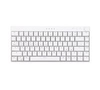 Teclado mecánico, 82 teclas, 3 modos, teclado mecánico para juegos con retroiluminación dinámica RGB, soporte inalámbrico 2.4G Bluetooth tipo C con cable, 1800 mAh recargable (eje rojo) small gift