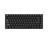 Teclado mecánico, 82 teclas, 3 modos, teclado mecánico para juegos negro con retroiluminación múltiple RGB, soporte inalámbrico 2.4G Bluetooth tipo C con cable, 1800 mAh recargable, para oficina en