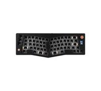 Teclado mecánico ABM066 Bluetooth/inalámbrico de 2,4 GHz/con cable tipo C para Windows/Mac (negro)
