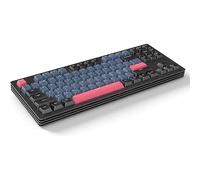 Teclado mecánico AJAZZ AKC087, conexión trimodal, teclado inalámbrico BT5.0, base de metal multicapa, diseño compacto de 87 teclas, TKL, teclado RGB recargable intercambiable en caliente, para Win/Mac