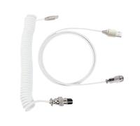 Teclado mecánico cable en espiral tipo C puerto USB bobinado aviación sobremesa computadora juegos teclado accesorios USB tipo C mecánico