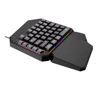 Teclado mecánico de Juegos: Teclado RGB de una Mano, Controlador LED programable | Accesorio de Juegos compactos ergonómicos, Dispositivo de Entrada Pro, Equipo de Juego Diario, Botones mecánico