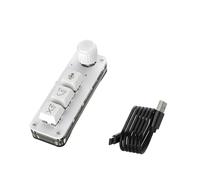 Teclado Mecánico de Macro de Voz AI de 3 Teclas con Perilla Única Teclado Conectado por Cable Doble Conexión Teclado de Entrada Inteligente