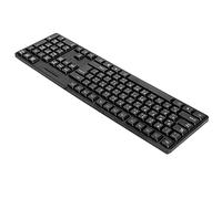 Teclado Mecánico Ergonómico Duradero para PC Portátiles, Teclado para Juegos para Largas Horas de Trabajo y Juegos, árabe Inglés Resistente Al Desgaste para PC Portátil General