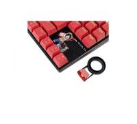 FRTEC - Teclado Mecánico Gaming con Cable TKL, One Piece Luffy, Marrón Táctil, Anti-Ghosting, Compatible con PC, Mac, PS5, Switch, Xbox Series X/S (QWERTY) (Teclado One Piece)