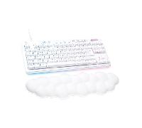teclado mecanico gaming logitech g713 lightsync rgb - gx brown - blanco