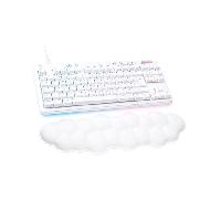 teclado mecanico gaming logitech g713 lightsync rgb - gx brown lineales - blanco
