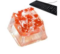 Teclado mecánico Gypsophila, flores Sa Profile R4, compatible con retroiluminación transparente, accesorio práctico que soporta una mejor sensación de escritura, estética y función del teclado