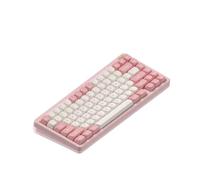 Teclado mecánico inalámbrico Bluetooth Nuphy Halo75 V2, diseño de Junta para Juegos de 81 Teclas, Compatible con PC y QMK Via(Pink)