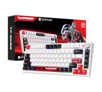 Teclado mecánico inalámbrico GK03, retroiluminado RGB para juegos, trimodo, BT5.0/USB-C/2.4 GHz, interruptor lineal de alta fidelidad personalizado, interruptor lineal de intercambio en caliente