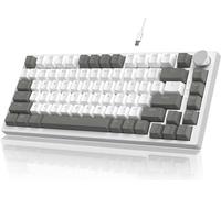 Teclado mecánico intercambiable en caliente, 75% por ciento, TLK Teclado con cable personalizado con perilla giratoria, espuma poron, almohadilla de silicio, retroiluminación LED, NKRO para Win/Mac,