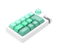 Teclado mecánico intercambiable en caliente, retroiluminación RGB, teclas fáciles de usar, conexión con cable, teclado de soporte ergonómico, joystick integrado, para configuración, creación de