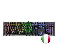TECLADO MECANICO MARS GAMING MK422 EN ITALIANO BLACK SWITCH MARRON PR DE 100Hz ANTI-GHOSTING AVANZADO ILUMINACION RGB