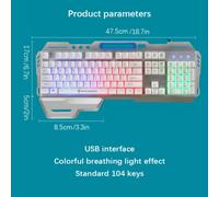 Teclado mecánico para juegos CKLXNGT RGB con retroiluminación colorida, panel de metal premium, compatible con Cool GK70, reposabrazos extraíble
