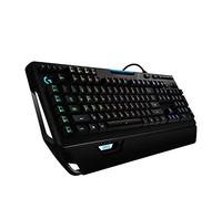Teclado mecánico para juegos Logitech G910 Orion Spectrum, iluminación RGB, interruptores táctiles Romer-G, 9 teclas G programables, anti-ghosting, función de segunda pantalla ARX, diseño Scandi-QWERTY