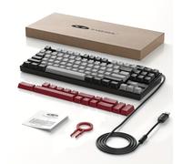 Teclado mecánico para juegos MageGee MK-STAR de 87 teclas, interruptor MKSTAR negro, gris y azul