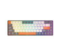 Teclado Mecánico para Juegos T8 60%, Mini Teclado con Cable Programable de 68 Teclas, Teclado Retroiluminado RGB Tipo C (Crepúsculo Edición Azul Interruptor)