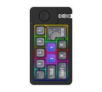 Teclado mecánico para videojuegos con retroiluminación de color, interruptor intercambiable en caliente, 3 modos, tecnología anti-ghosting personalizable con cable de 2,4 GHz macro
