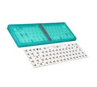 Teclado mecánico Personalizado, Compatible con Carcasa de ABS de 5 Pines y 3 Pines, Interruptor de 67 Teclas, Kit de Teclado DIY de Repuesto en Caliente (Verde)