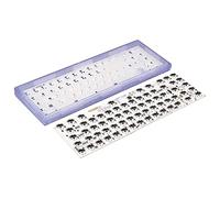 Teclado mecánico Personalizado, Compatible con Carcasa de ABS de 5 Pines y 3 Pines, Interruptor de 67 Teclas, Kit de Teclado DIY de Repuesto en Caliente (Púrpura)