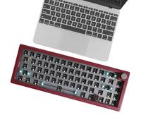 Teclado mecánico RGB - Mini placa de entrada mecánica, matriz de teclas iluminadas, control de precisión, atributo periférico de cola larga para computadora que ahorra espacio, accesorio funcional