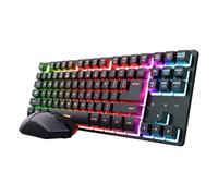 Teclado mecánico Trust GXT 832 Thado Layout ES combo inalámbrico RGB