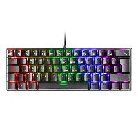 teclado mecanico ultra compacto mars gaming mk60 italiano black switch marron pr de 100hz
