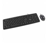Teclado membrana Titanium TITANUM TK106 Layout ES con ratón USB negro
