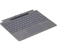 Teclado Microsoft para Surface Pro 8/9/X, Platinum, incluido con Slim Pen 2, gris, diseño QWERTZ ALEMÁN